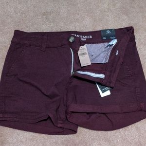 American Eagle Low Rise Midi Shorts